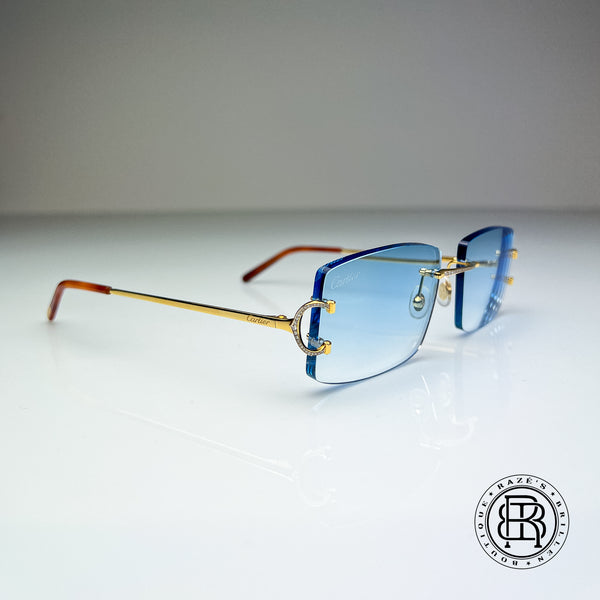 Cartier CT0092o 001 Custom mit Diamanten (Big C)