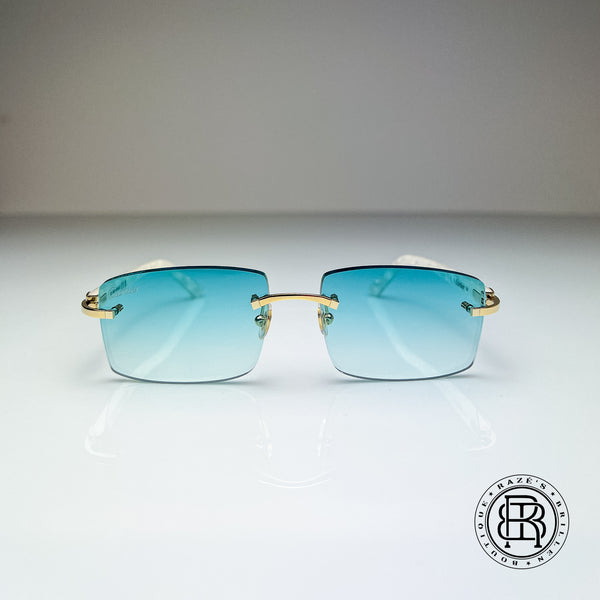 Cartier CT0056o 002 Custom Perlmut Tiffany White