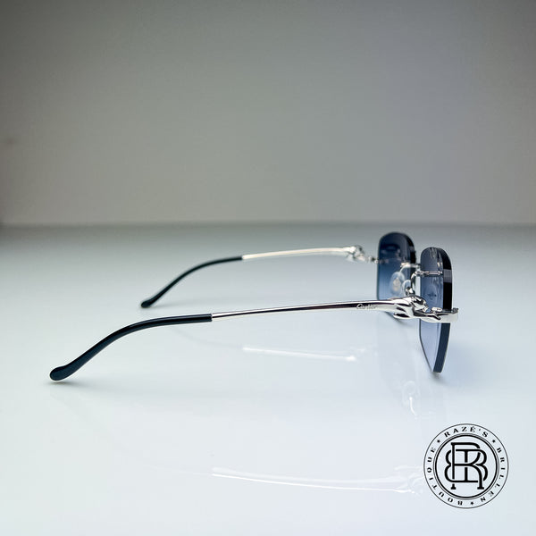 Cartier CT0281o 002, Arktis Blau Verlauf Panthere