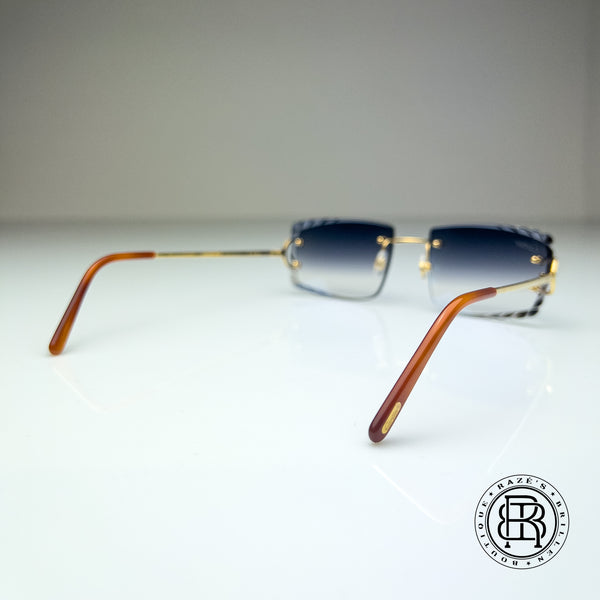 Cartier CT0092o 001 Custom (Big C) Diamond Cut Grey