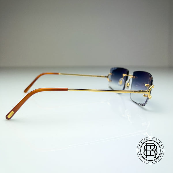 Cartier CT0092o 001 Custom (Big C) Diamond Cut Grey