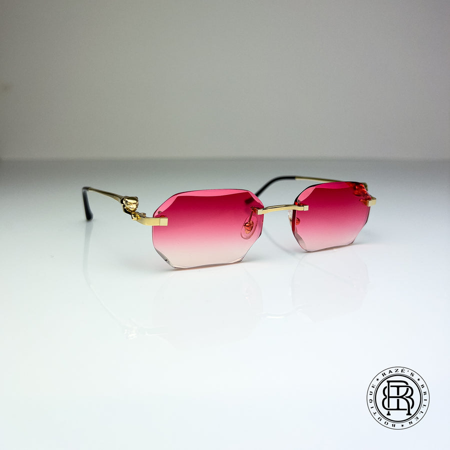 Cartier CT0281o 001, Rot ( Schmuckfacette ) Panthere Custom