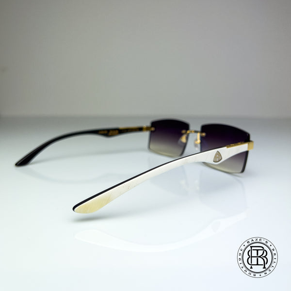 Maybach The Artist III ( Whitebuff ) Custom Dunkel Lila , Blau verspiegelt