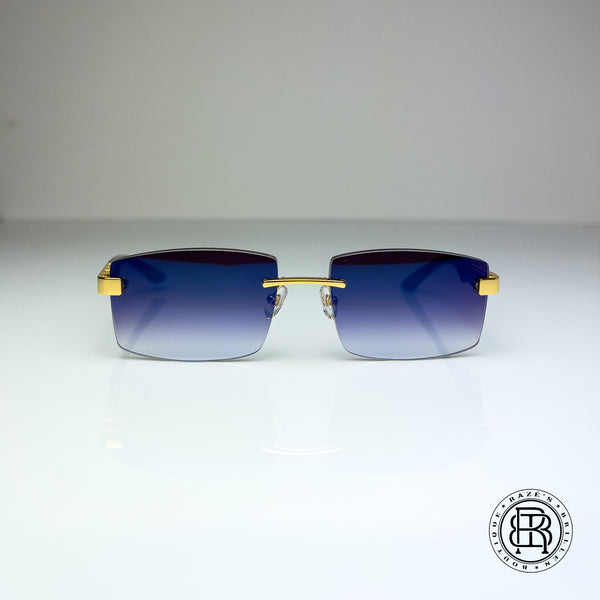 Maybach The Artist III ( Whitebuff ) Custom Dunkel Lila , Blau verspiegelt