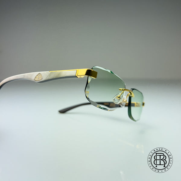 Maybach The Artist III ( Whitebuff ) Custom Light Green Diamond Cut