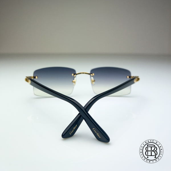 Cartier CT0287o 001 Custom Grau Verlauf USA Cut