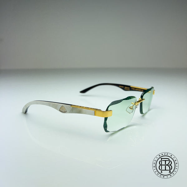 Maybach The Artist III ( Whitebuff ) Custom Light Green Diamond Cut
