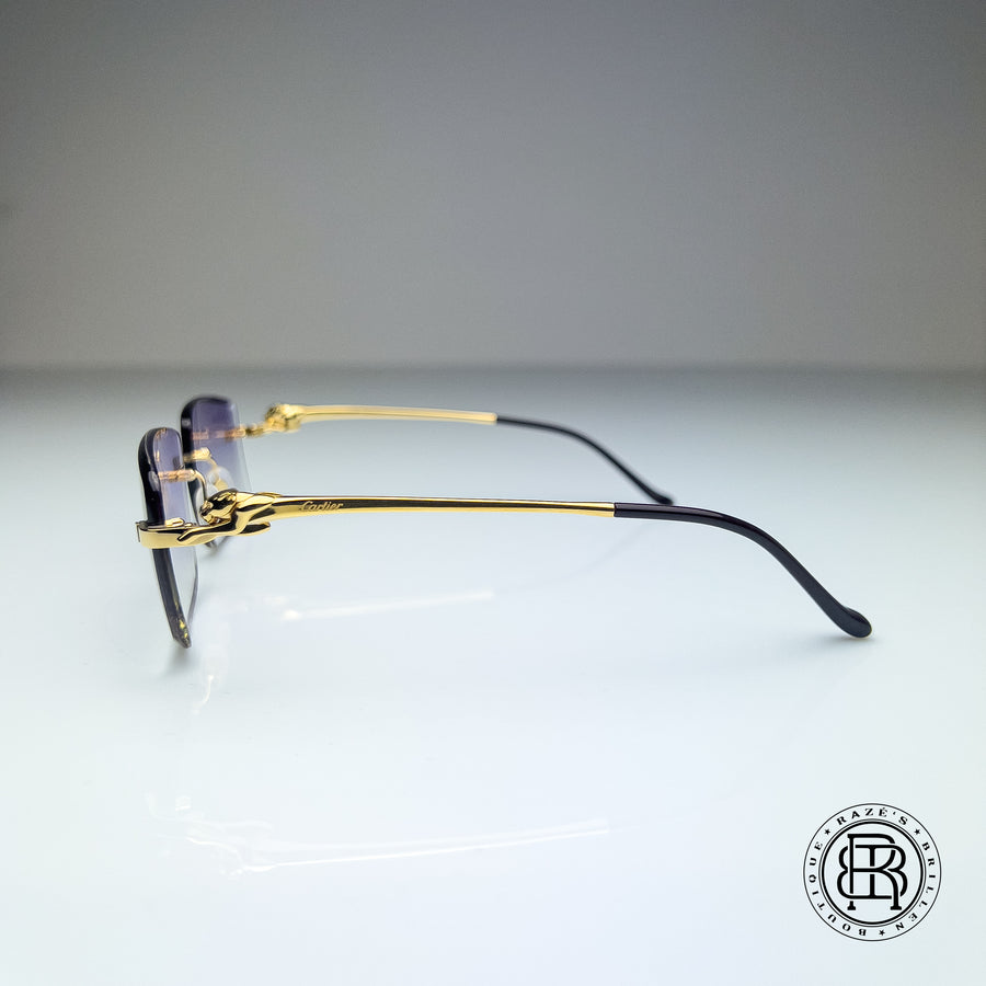 Cartier CT0281o 001, Purple ( Schmuckfacette ) Panthere Custom