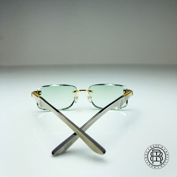 Maybach The Artist III ( Whitebuff ) Custom Light Green Diamond Cut