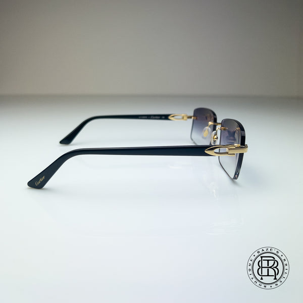 Cartier CT0287o 001 Custom Grau Verlauf USA Cut