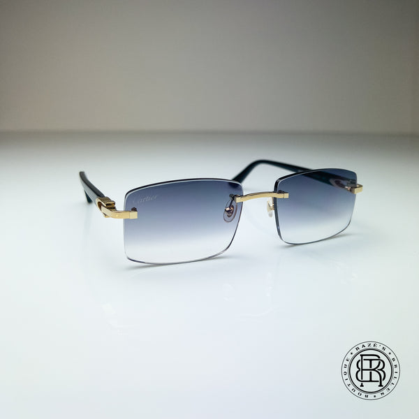 Cartier CT0287o 001 Custom Grau Verlauf USA Cut