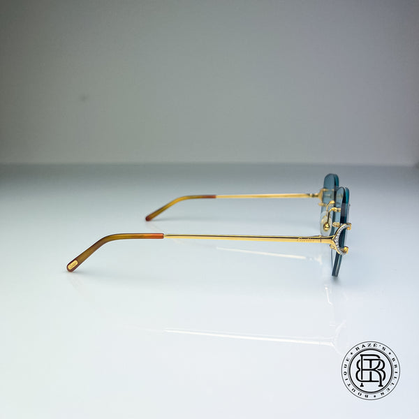 Cartier CT0092o 001 Custom mit Diamanten (Big C)