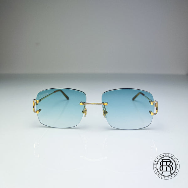 Cartier CT0092o 001 Custom mit Diamanten (Big C)