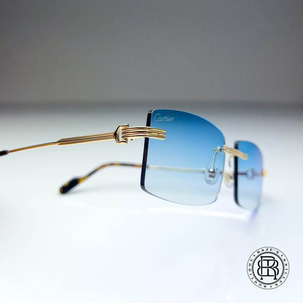 Cartier CT0284o 002 Blue Custom Grey Transition, Selbstabdunkelnd