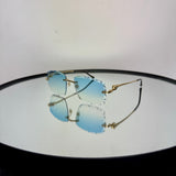 Cartier CT0281o 001, SkyBlue Diamond Cut Custom Panthere