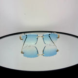 Cartier CT0281o 001, SkyBlue Diamond Cut Custom Panthere