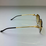 Cartier CT0281o 001, Senf Verlauf mit Schmuckfacette - Selbstabdunkelnd Grau Custom Panthere