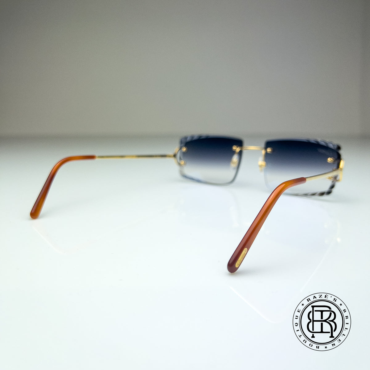 Cartier CT0092o 001 Custom (Big C) Diamond Cut Grey