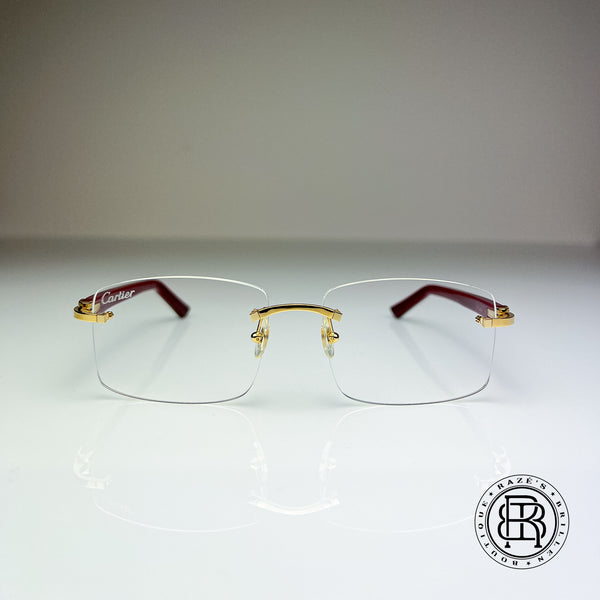 Cartier CT0048o 006 Custom Burgundy