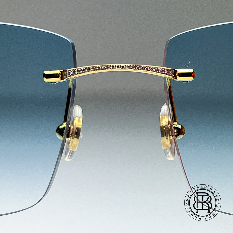 Cartier CT0092o 001 Custom mit Diamanten (Big C)