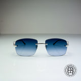Cartier CT0281o 002, Arktis Blau Verlauf Panthere