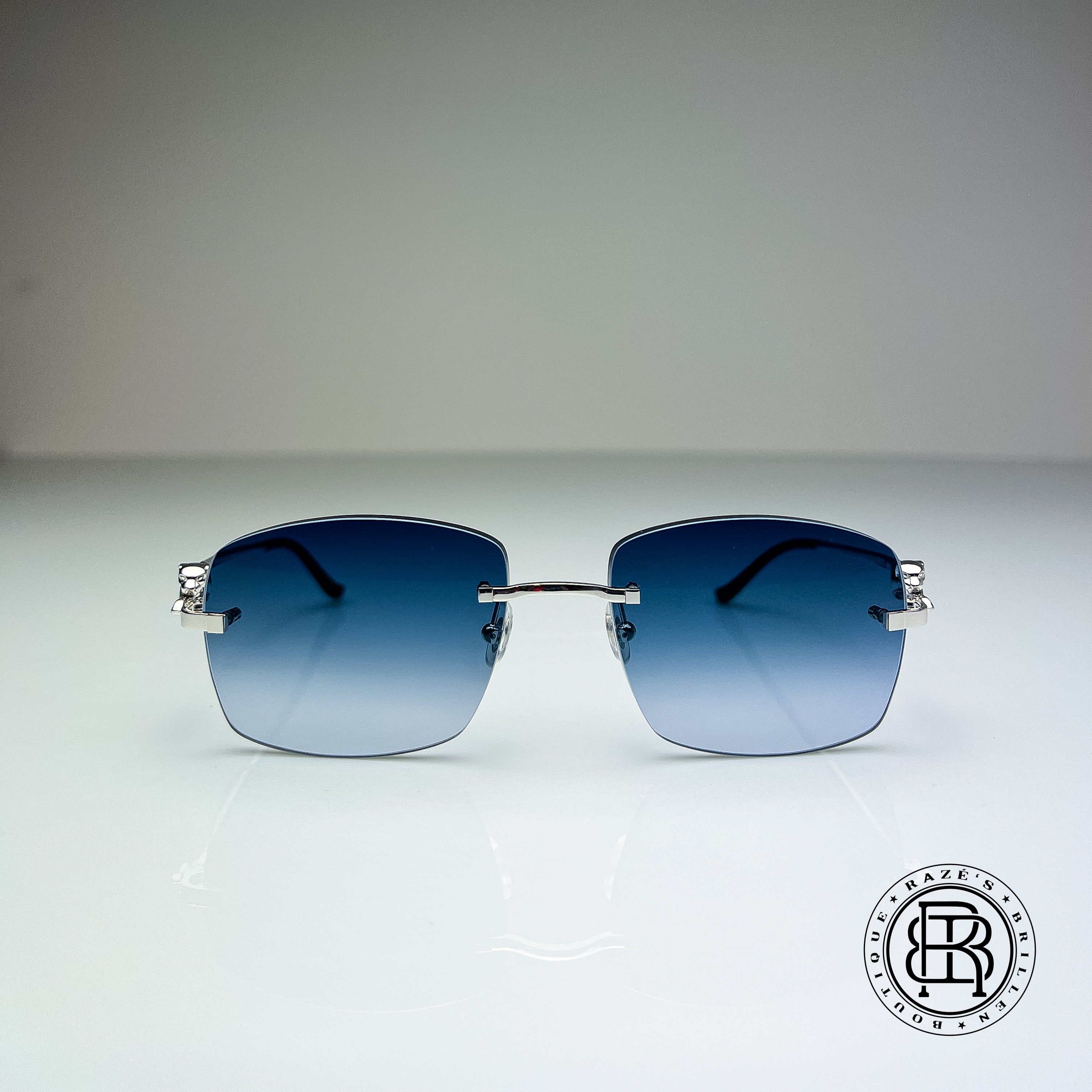 Cartier CT0281o 002, Arktis Blau Verlauf Panthere