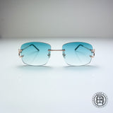 Cartier CT0092o Big C Custom ROSÉ, Türkis / Tiffany Popsmoke Shape