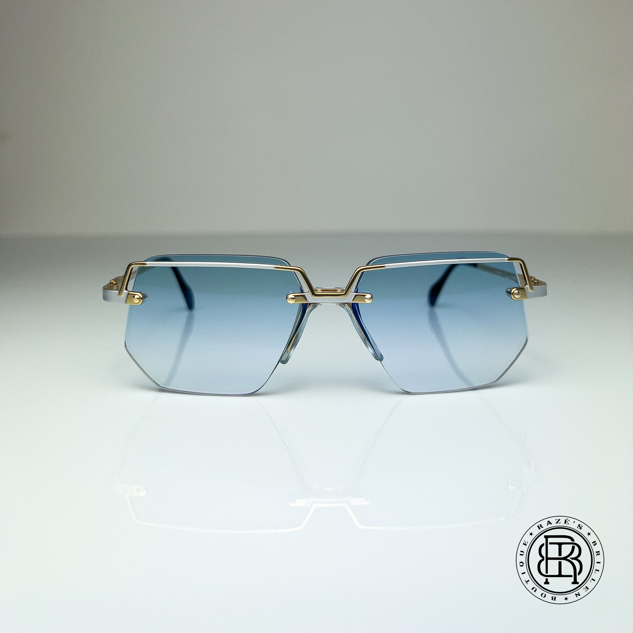 Cazal 742 096 Custom IceBlue Verlauf 🇺🇸 Lenses