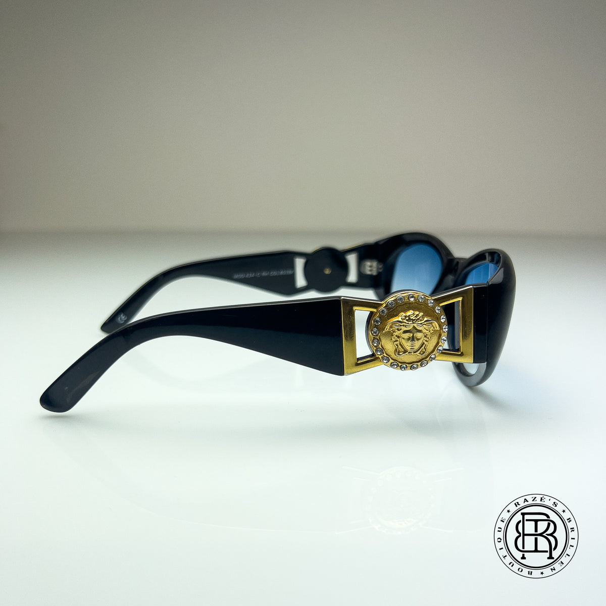Vintage Gianni Versace 424/C RH Col 852BK aka The Notorious BIG 90s