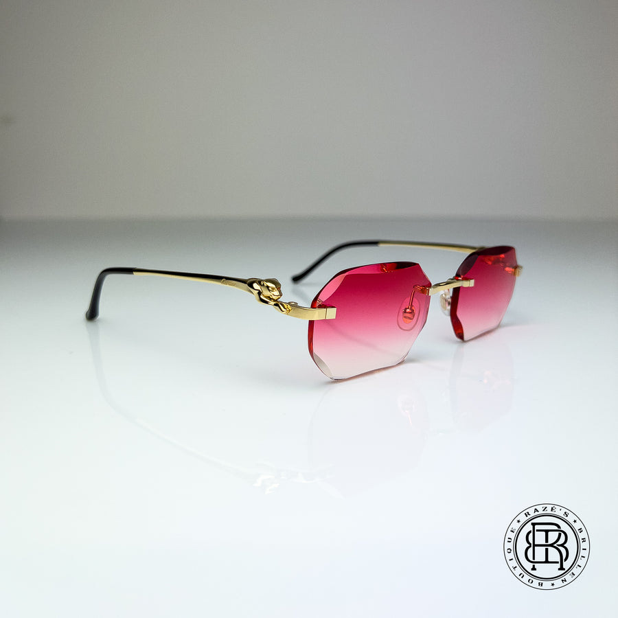 Cartier CT0281o 001, Rot ( Schmuckfacette ) Panthere Custom
