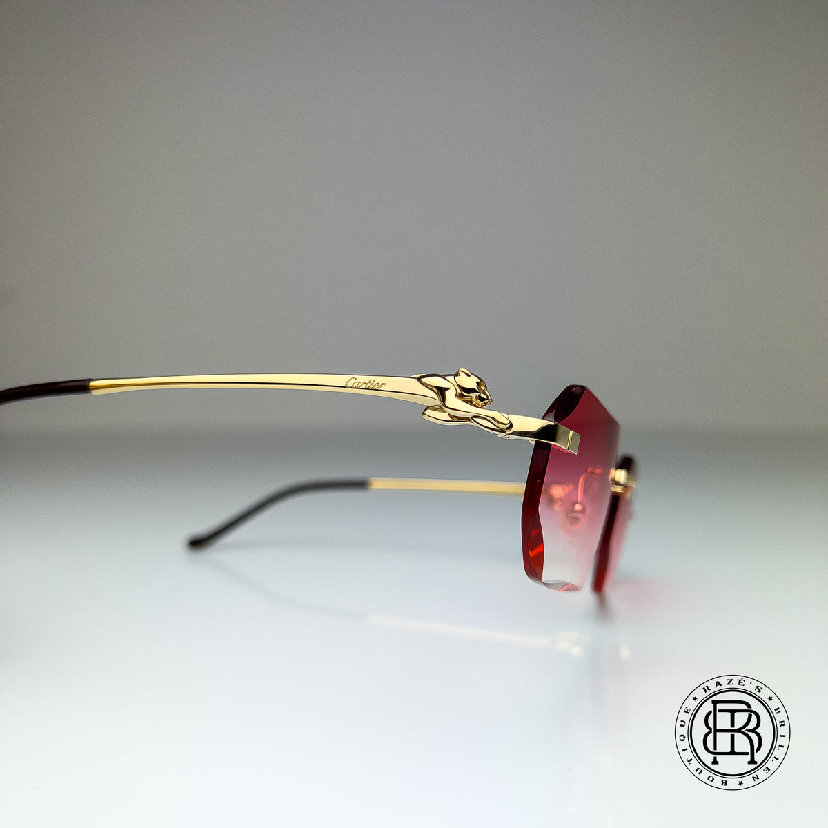 Cartier CT0281o 001, Rot ( Schmuckfacette ) Panthere Custom