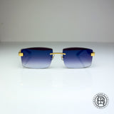 Maybach The Artist III ( Whitebuff ) Custom Dunkel Lila , Blau verspiegelt
