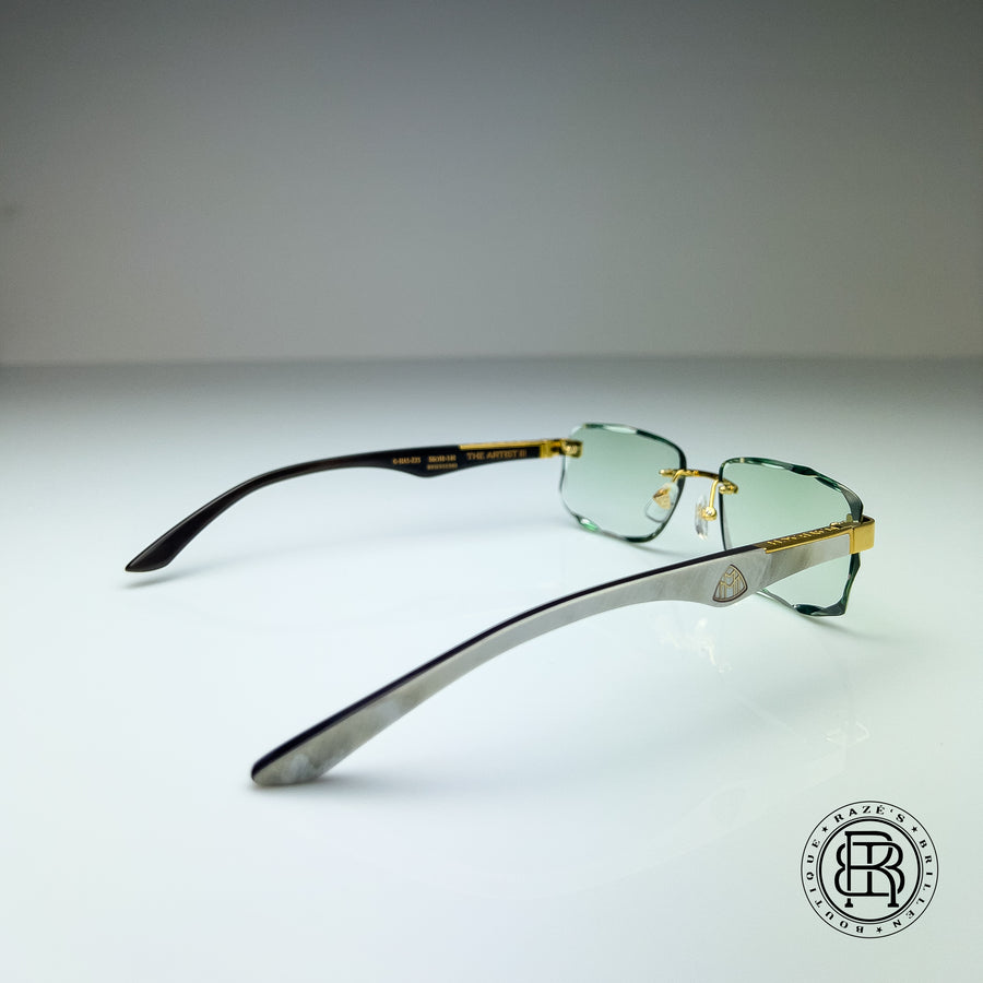 Maybach The Artist III ( Whitebuff ) Custom Light Green Diamond Cut