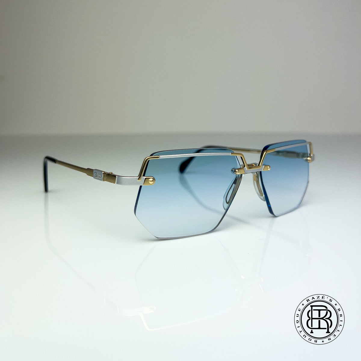 Cazal 742 096 Custom IceBlue Verlauf 🇺🇸 Lenses