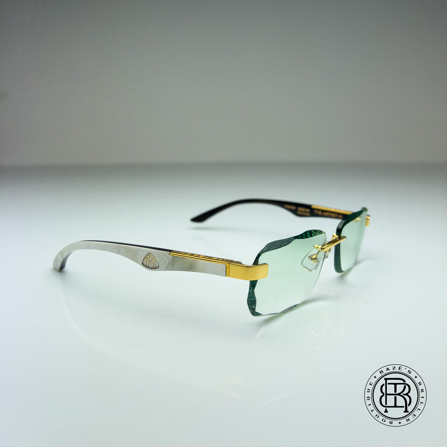 Maybach The Artist III ( Whitebuff ) Custom Light Green Diamond Cut