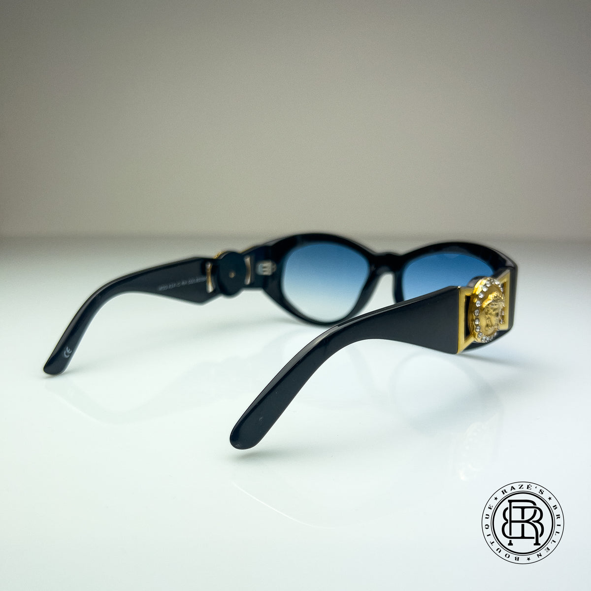Vintage Gianni Versace 424/C RH Col 852BK aka The Notorious BIG 90s