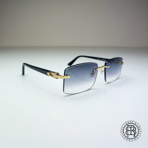 Cartier CT0287o 001 Custom Grau Verlauf USA Cut