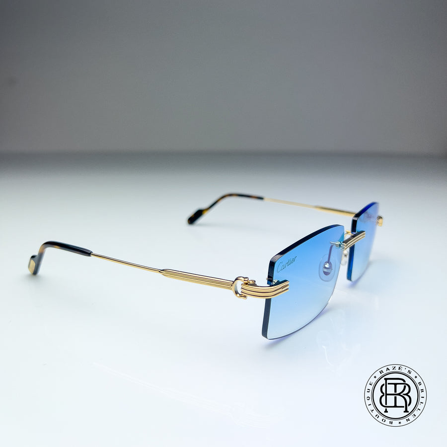 Cartier CT0284o 002 Blue Custom Grey Transition, Selbstabdunkelnd