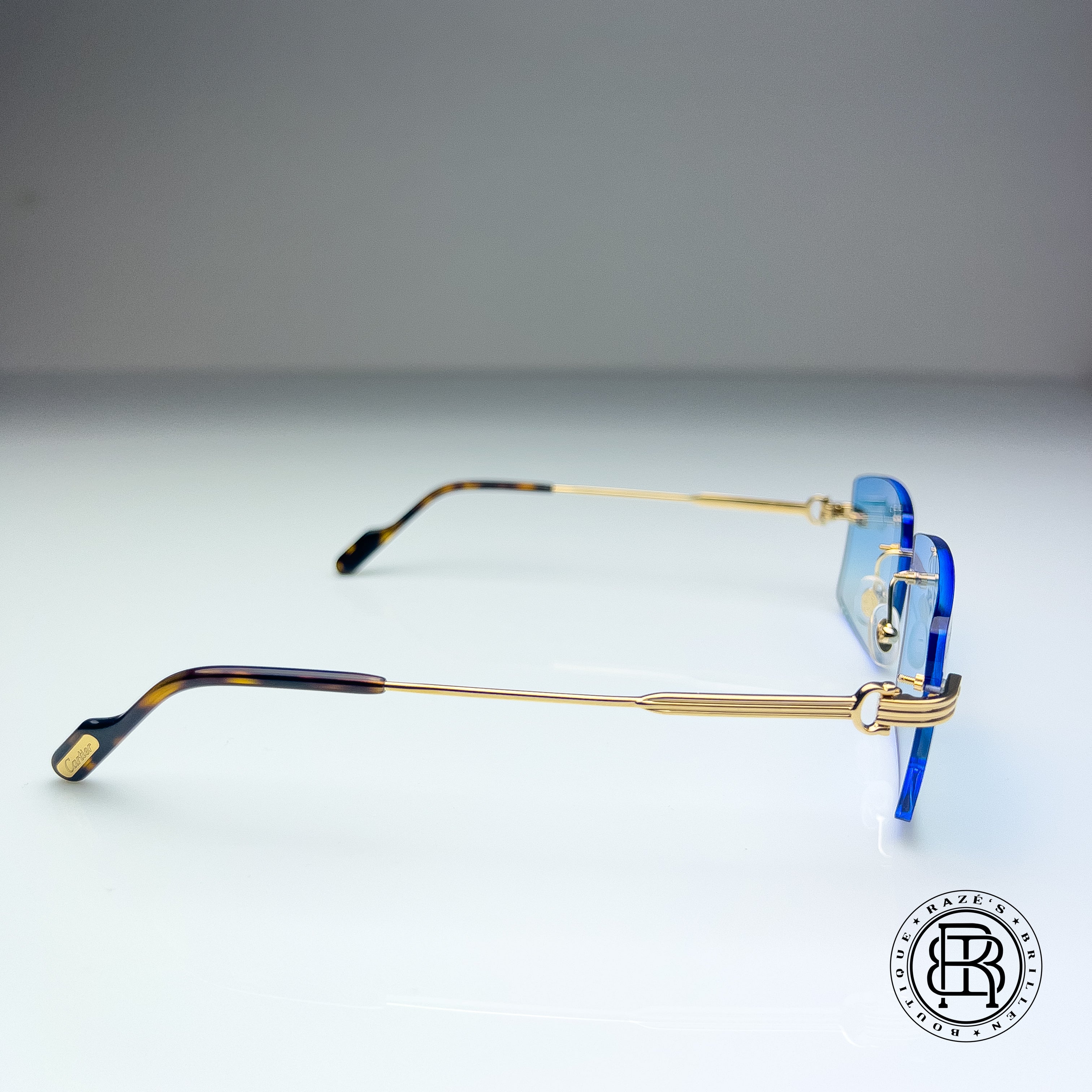 Cartier CT0284o 002 Blue Custom Grey Transition, Selbstabdunkelnd