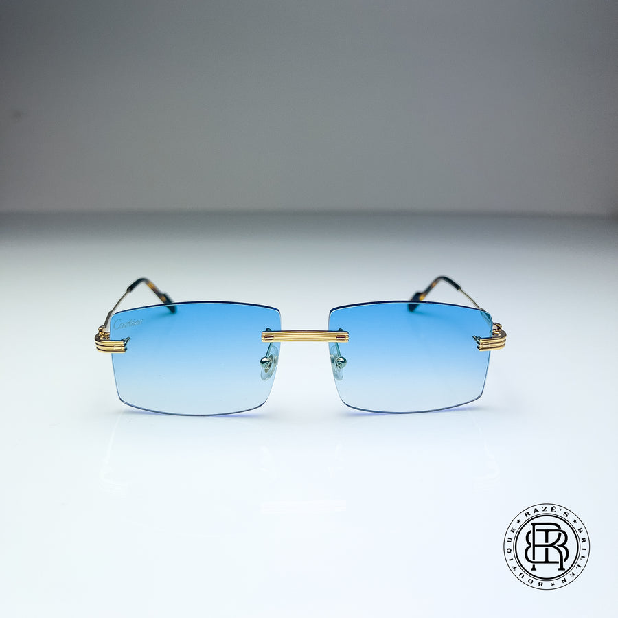 Cartier CT0284o 002 Blue Custom Grey Transition, Selbstabdunkelnd