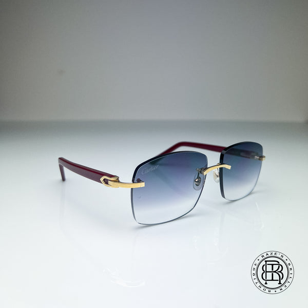 Cartier CT0048o Custom Burgundy