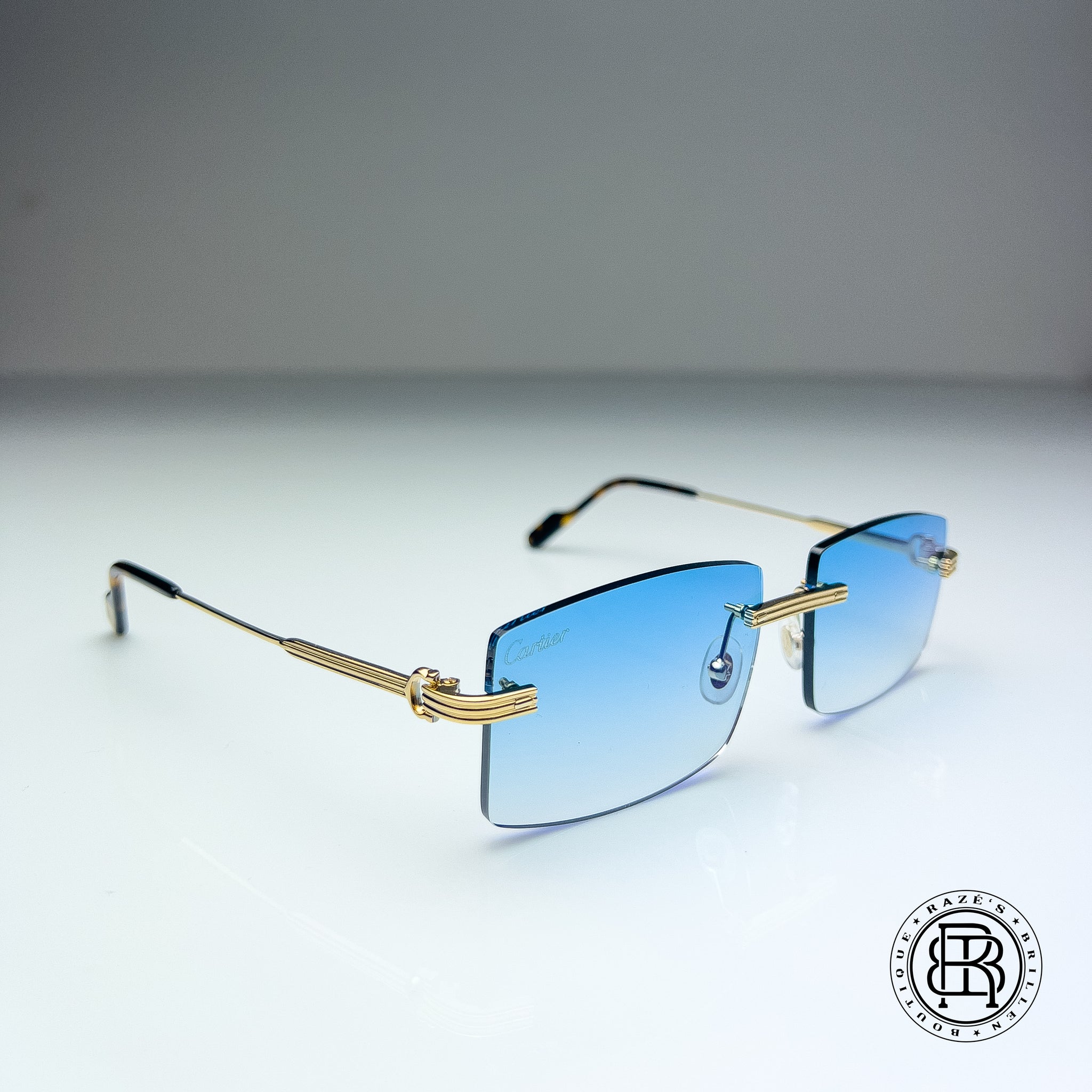 Cartier CT0284o 002 Blue Custom Grey Transition Selbstabdunkelnd