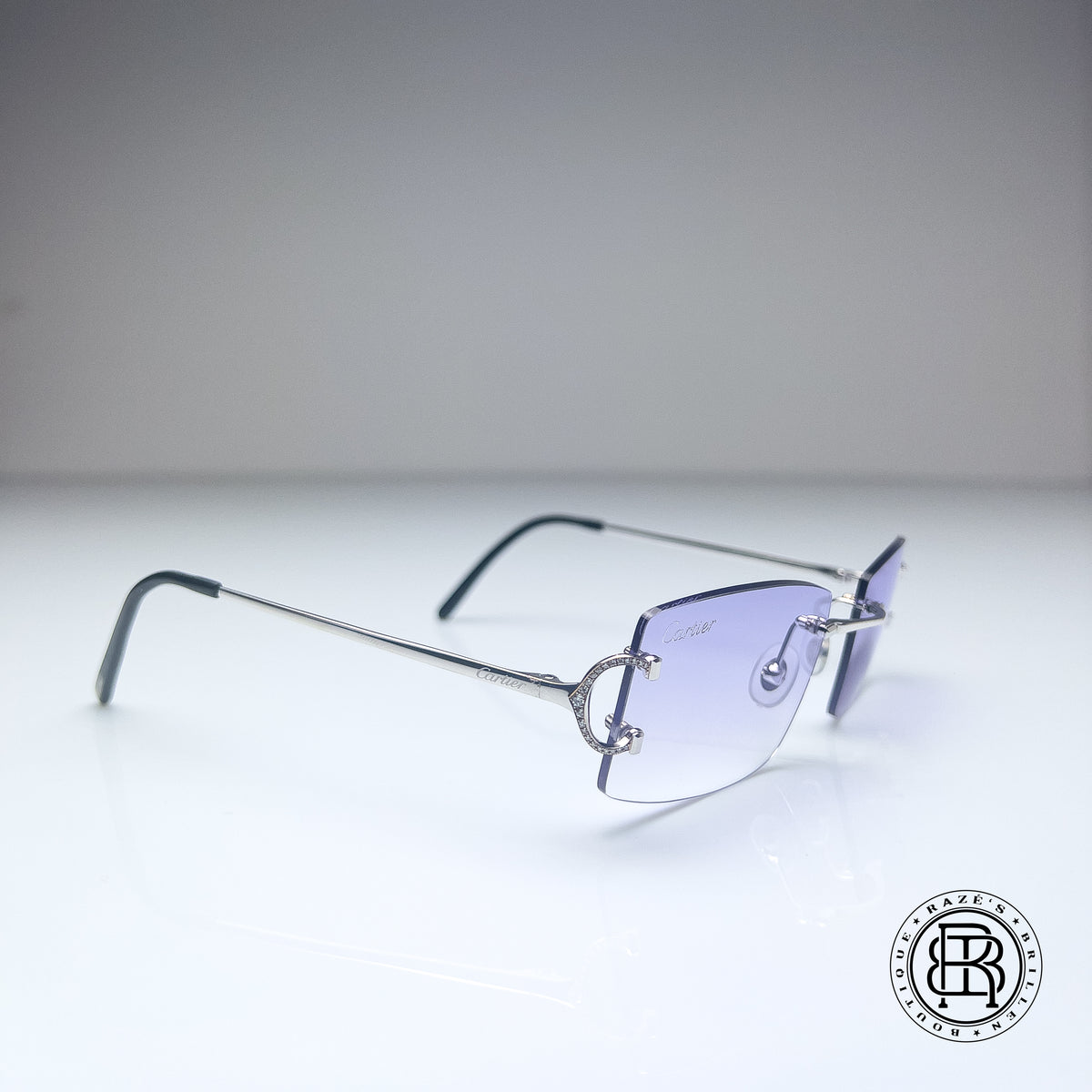 Cartier CT0092o 002 Custom mit Diamanten (Big C)