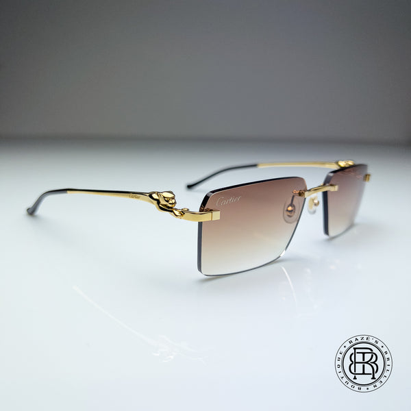 Cartier Panthère CT0281o 001 Custom Braun