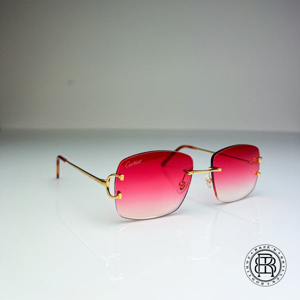 Cartier CT0092o 001 RED Custom (Big C)