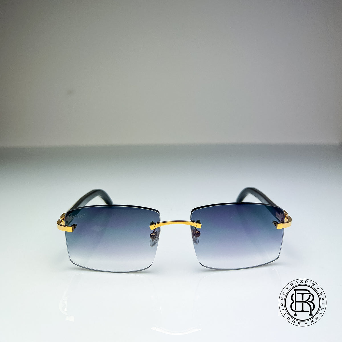 Cartier CT0046o 001 Custom (Büffelhorn Weiß - White Buffs)